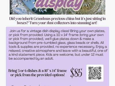 Vintage dish display class