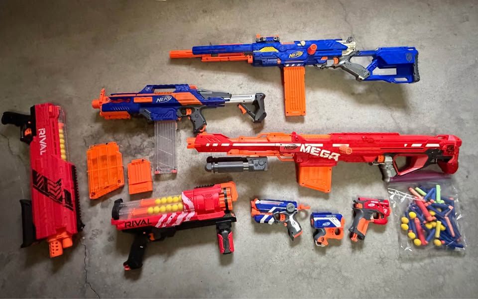 Lot of Nerf Guns