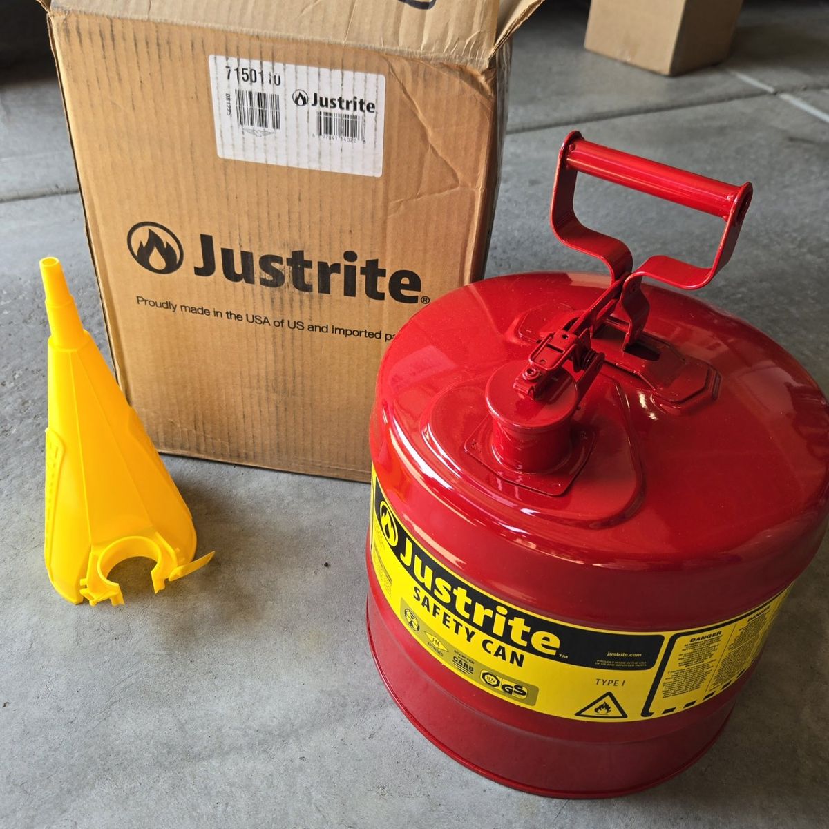 Justrite 5 Gal Safe Can