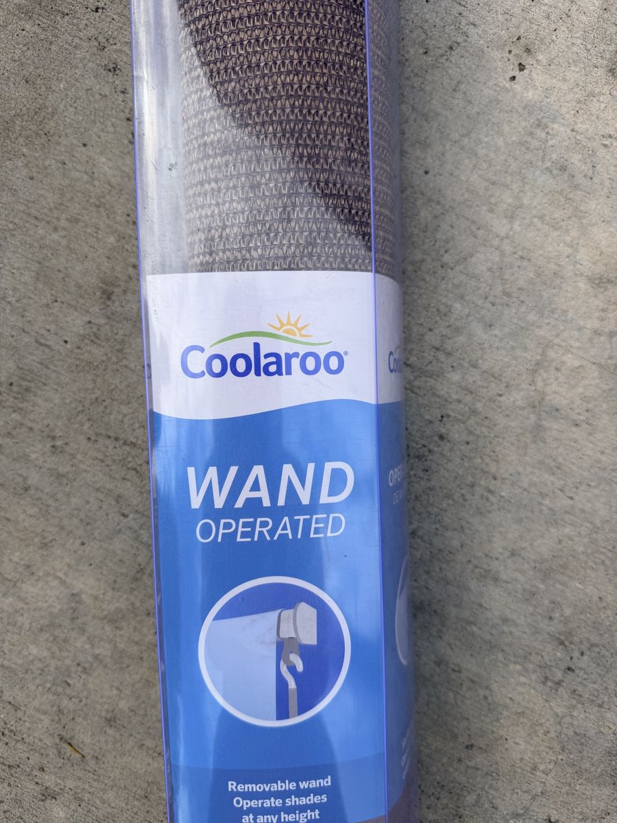 New. Wand Operated Patio Covering UV Block120"x96"
