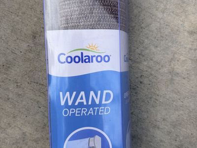 New. Wand Operated Patio Covering UV Block120"x96"