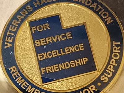 West Valley City, Utah Veterans Hall Foundation Challenge Coin - Support, Remember, Honor