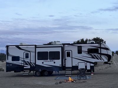 2022 Alliance Valor 36V11 Toy Hauler RV - 3 AC, 3 Slide Outs, Solar, Auto-Leveling, King Bed
