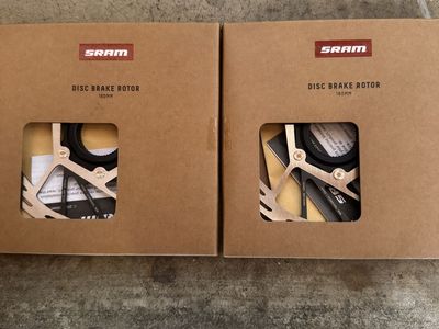 Sram 160mm Brake Rotors (Pair) Centerlock Brand NEW Paceline