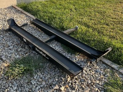 Dual motorcycle rack