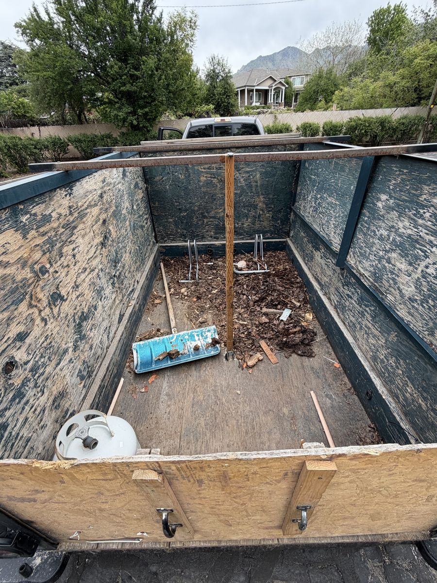 Utility Trailer - Compact, Single Axle, High Sides, UsedGood Condition