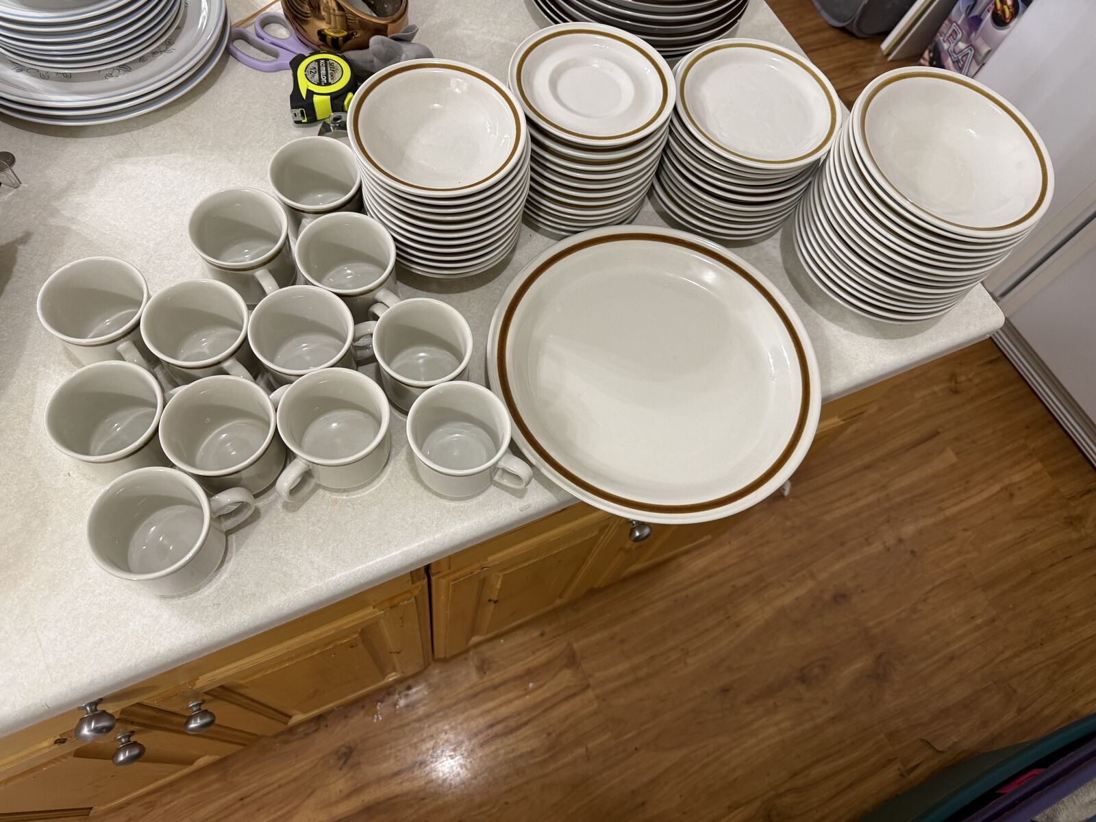 Japanese Genuine Stoneware Vanilla Spice dishes