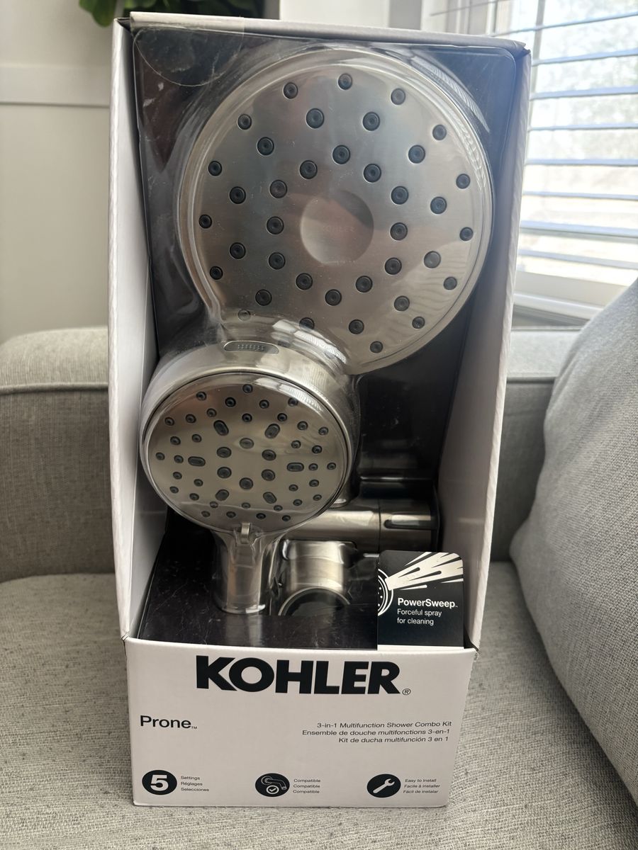 Kohler Prone 3 in 1 shower combo kit