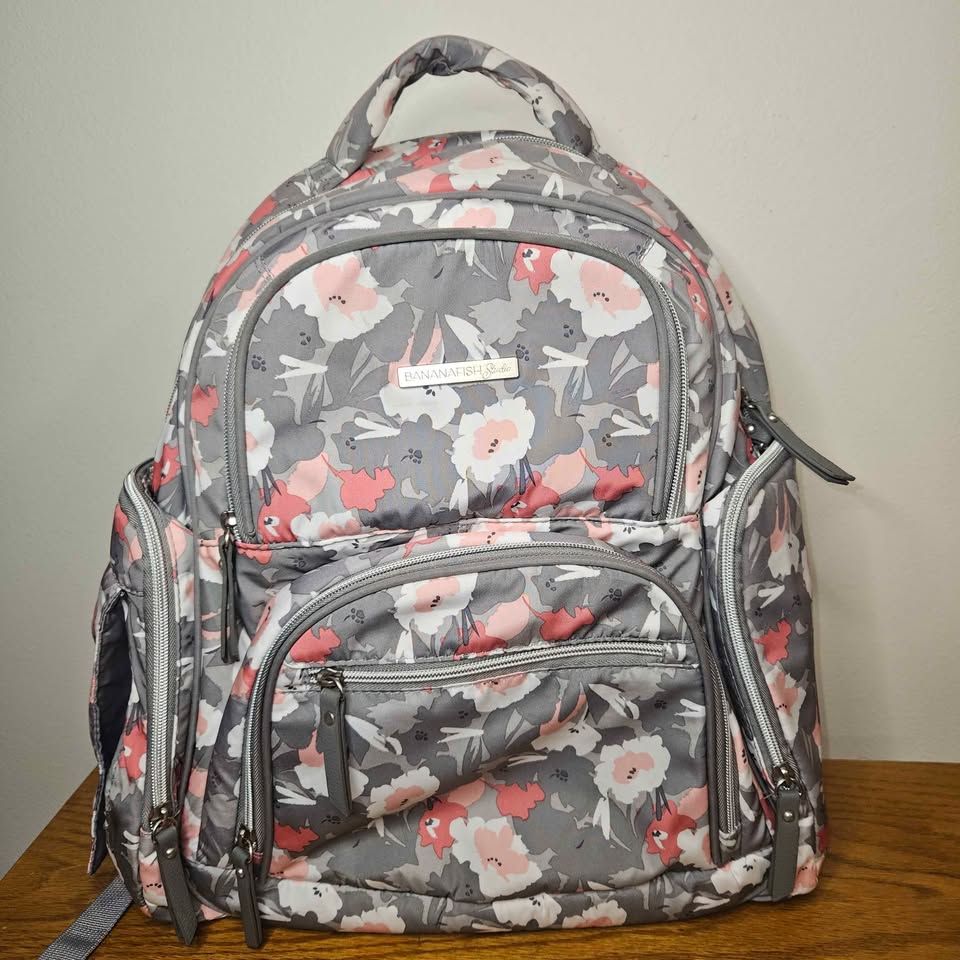 Bananafish Studio Floral Diaper Bag - Super Cute - Great Condition