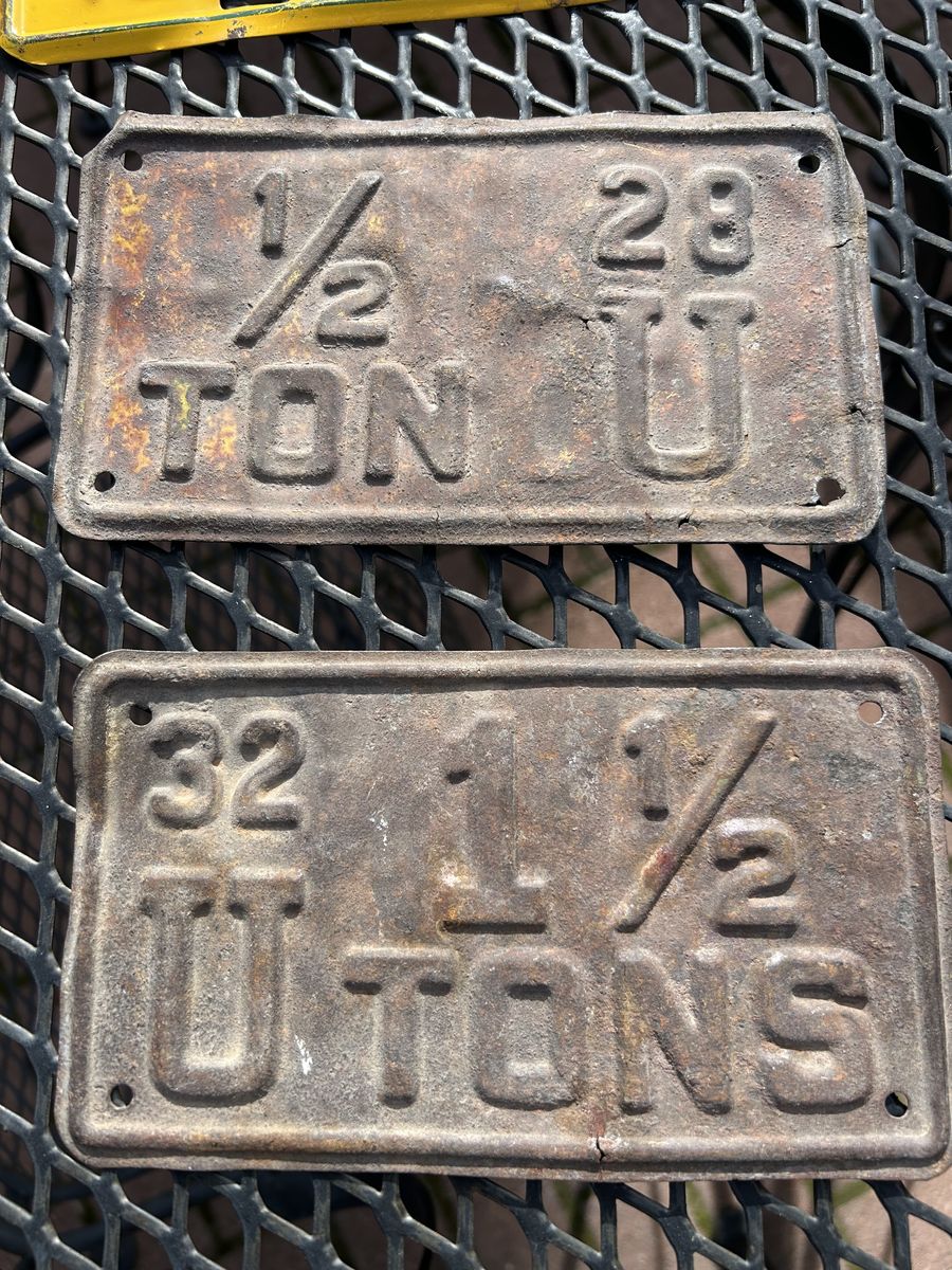 Utah Licence Plate Toppers