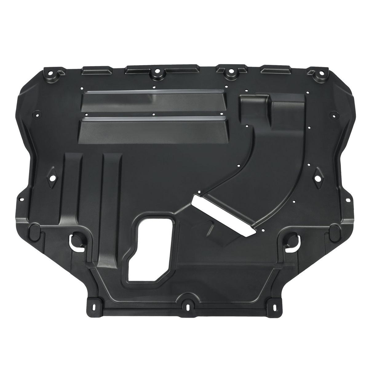 Black Front Engine Splash Shield for 2013-2019 Ford Escape 2015-2019 Lincoln MKC