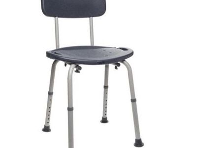 Equate Bath & Shower Chair with Back - 350 lb Capacity