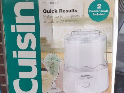 Cuisinart frozen yogurt and ice cream and sorbet m