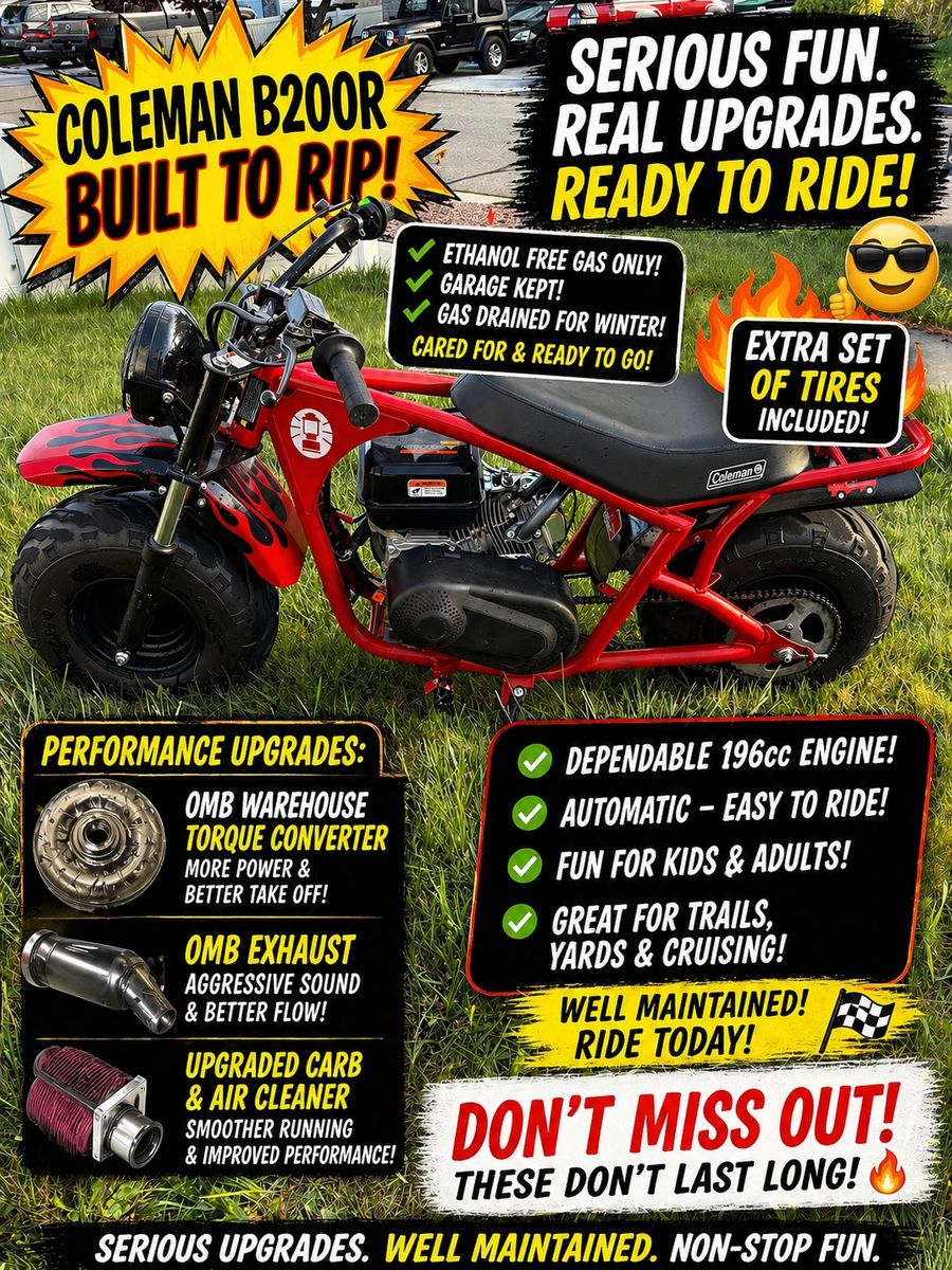 Mini bike Coleman B200R Tote Goat Minibike