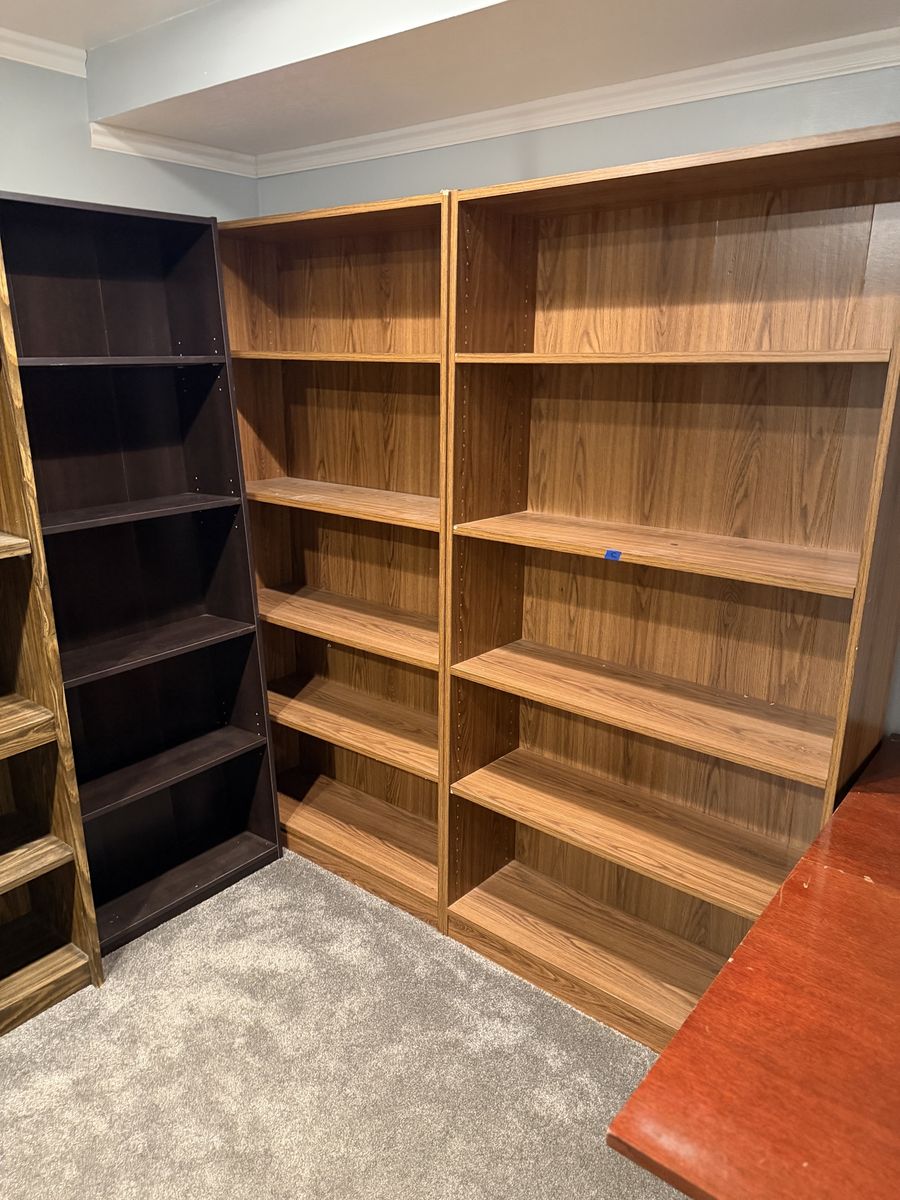 Wooden Bookcases - Assorted Sizes & Styles - Perfect for Home or Office Storage