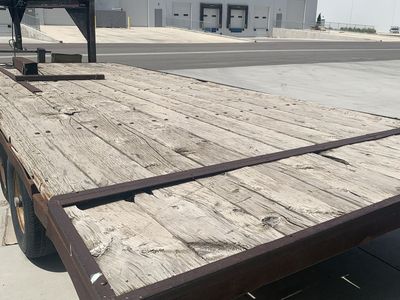 Used Utility Trailers - Multi-purpose Hauling, Heavy Duty Frame with Wood Deck
