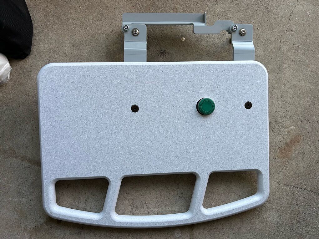 Push Button Release Secure Hospital Bed Siderail