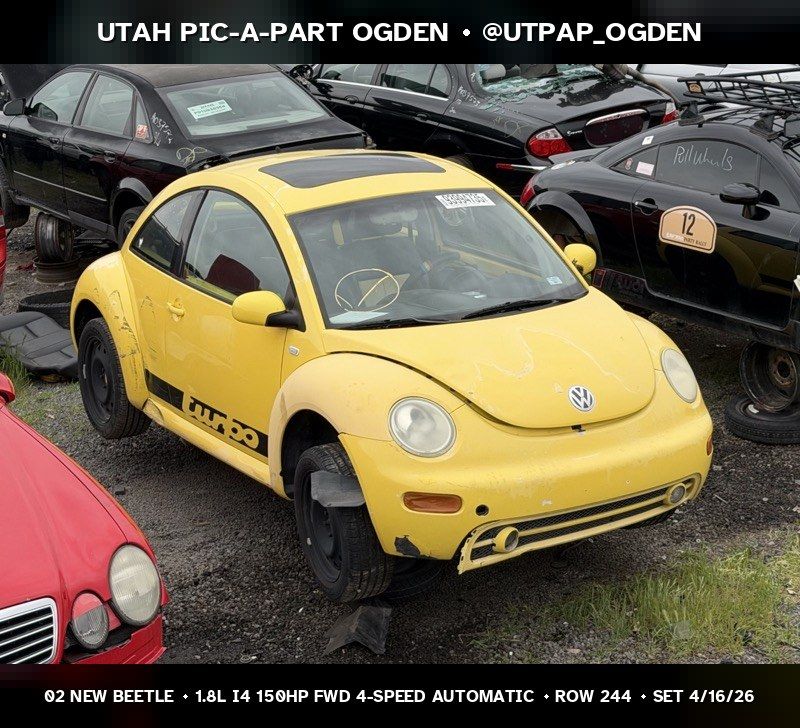 2002 Volkswagen New Beetle Parts - UTPAP Ogden