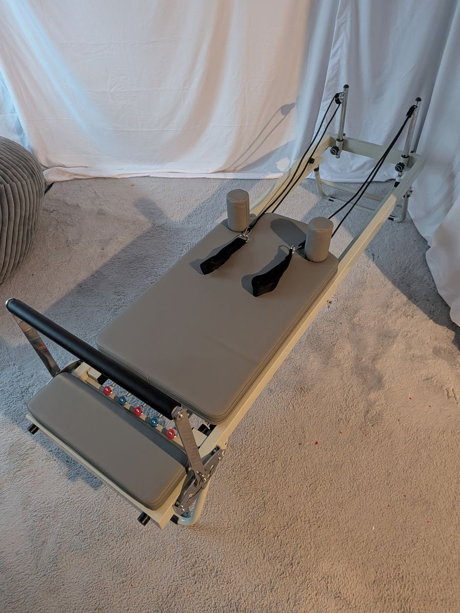 Home Pilates Reformer Machine & Abdominal Exerciser Combo - Full Body Workout, and Exercise Bike