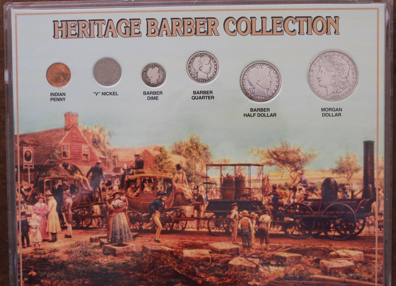 Heritage Barber and Morgan Dollar Coin Collection