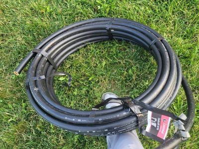 Sprinkler pipe 3/4 inch HDPE 100 PSI Poly Pipe 1" x 100'
