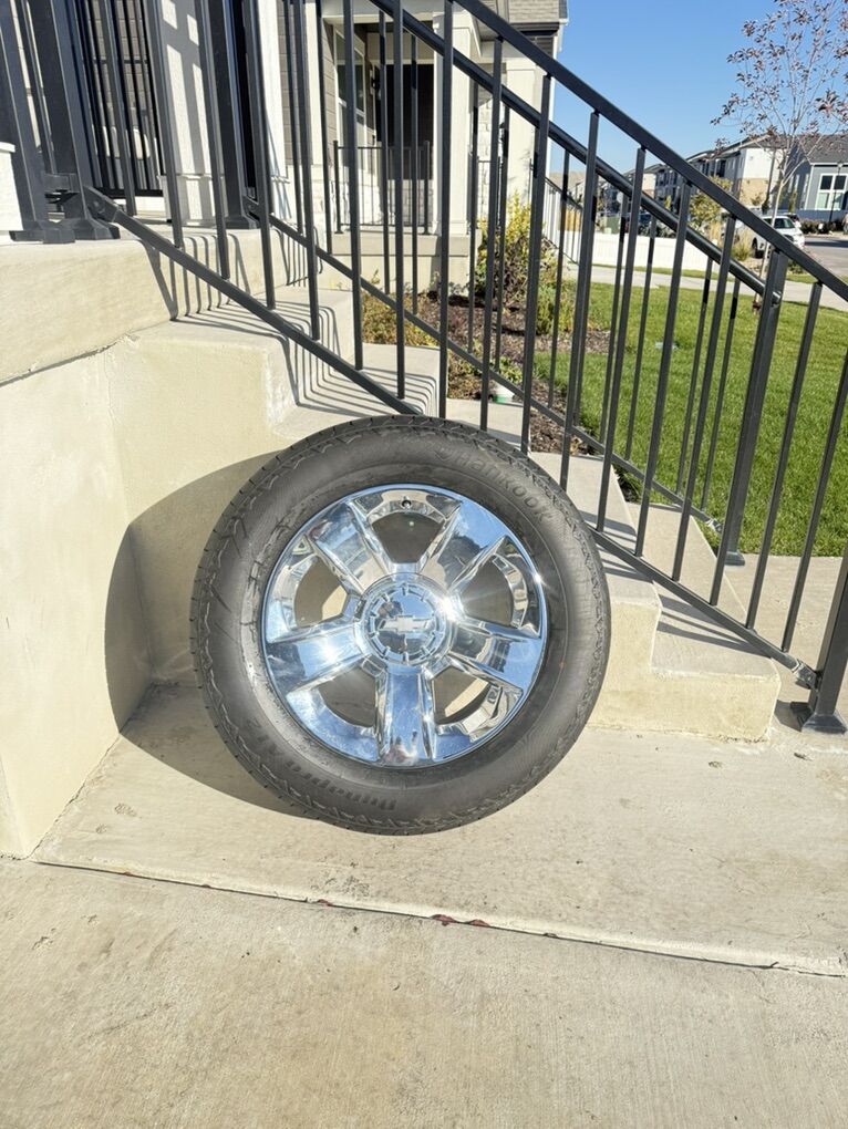 Chevy Silverado 1500 Rims And Tires 275/60R20