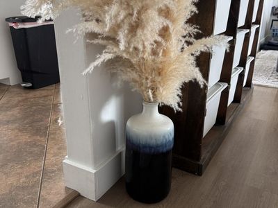 Blue And White Decorative Vase