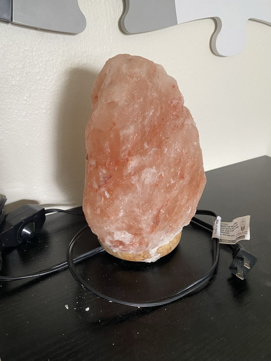 Himalayan Pink Salt Lamp with Dimmer Switch