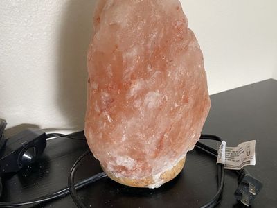 Himalayan Pink Salt Lamp with Dimmer Switch