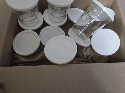 Vintage ball mason freezer jars
