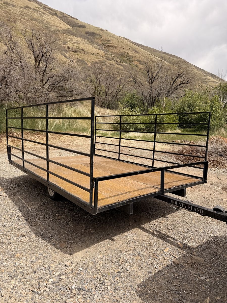 Utility Flat Bed Trailer
