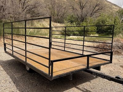 Utility Flat Bed Trailer