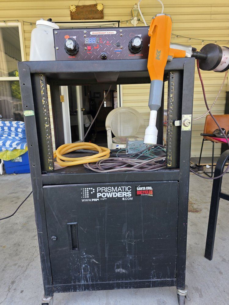 KoolKoat 3.0 DPWPowder Coating System with Gun, Control Unit, and Cart - Used, Excellent Condition