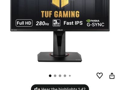 ASUS TUF Gaming VG259QM 24.5”
