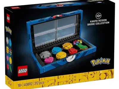 New - LEGO Pokémon Kanto Region Badge Collection - 40892