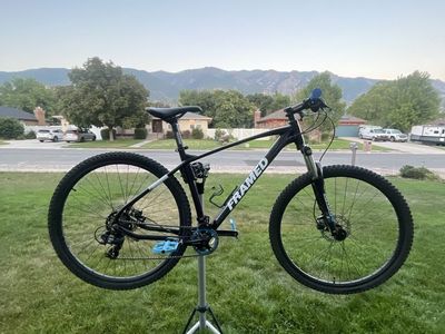 Framed Rendal Hardtail Mountain Bike - Black - Tektro Disc Brakes