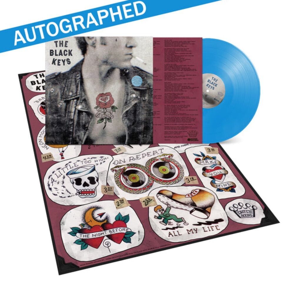 Black Keys-SIGNED COVER-No Rain, No Flowers Vinyl