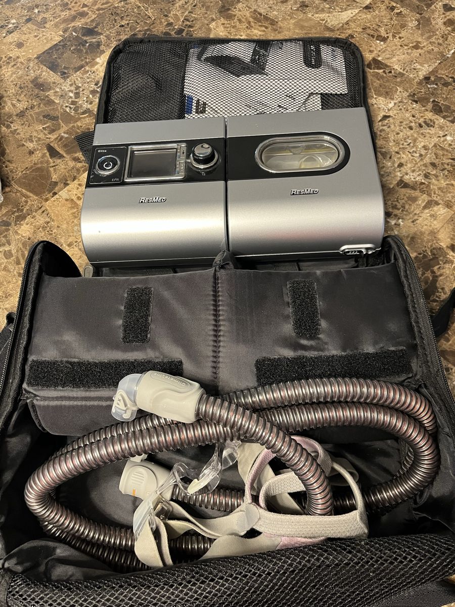 ResMed S9 Elite CPAP Machine with Humidifier and Accessories
