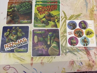 Teenage Mutant Ninja Turtles 2012 Viacom Stickers & Cards - "Ninjas in Training" Decals