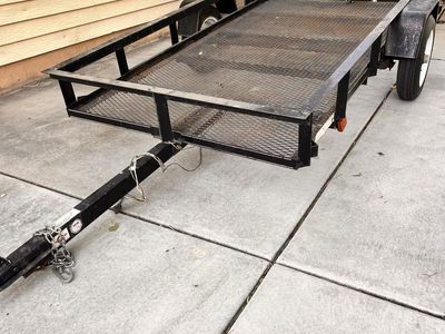 5x8 Mesh Deck Trailer