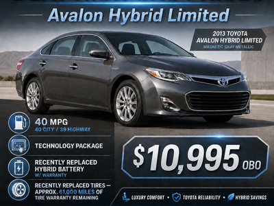 2013 Toyota Avalon Hybrid Limited