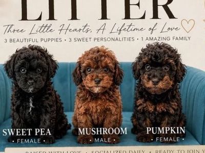 t e d d y • b e a r • 🧸 Akc toy poodles