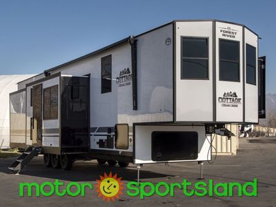 2026 Forest River Cedar Creek Cottage 413FWC U-Shaped Dinette