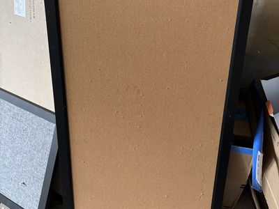Two large Cork Bulletin Board and a smaller fabric message board