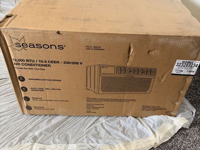 Seasons 12,000 BTU Through-The-Wall Cool-Only Air Conditioner