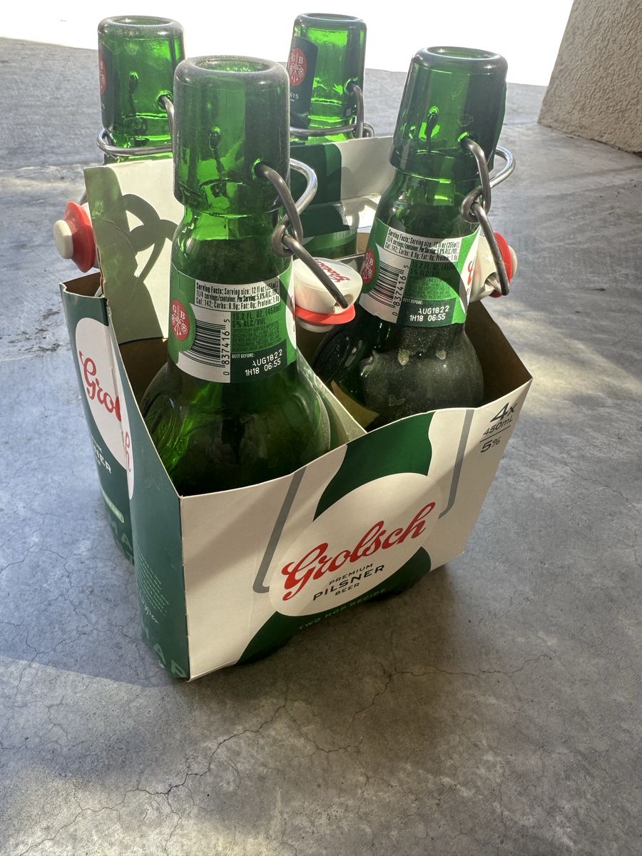 Free 54 large Grolsch resealable stoppers