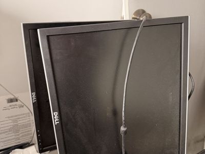 2 Dell Computer monitors