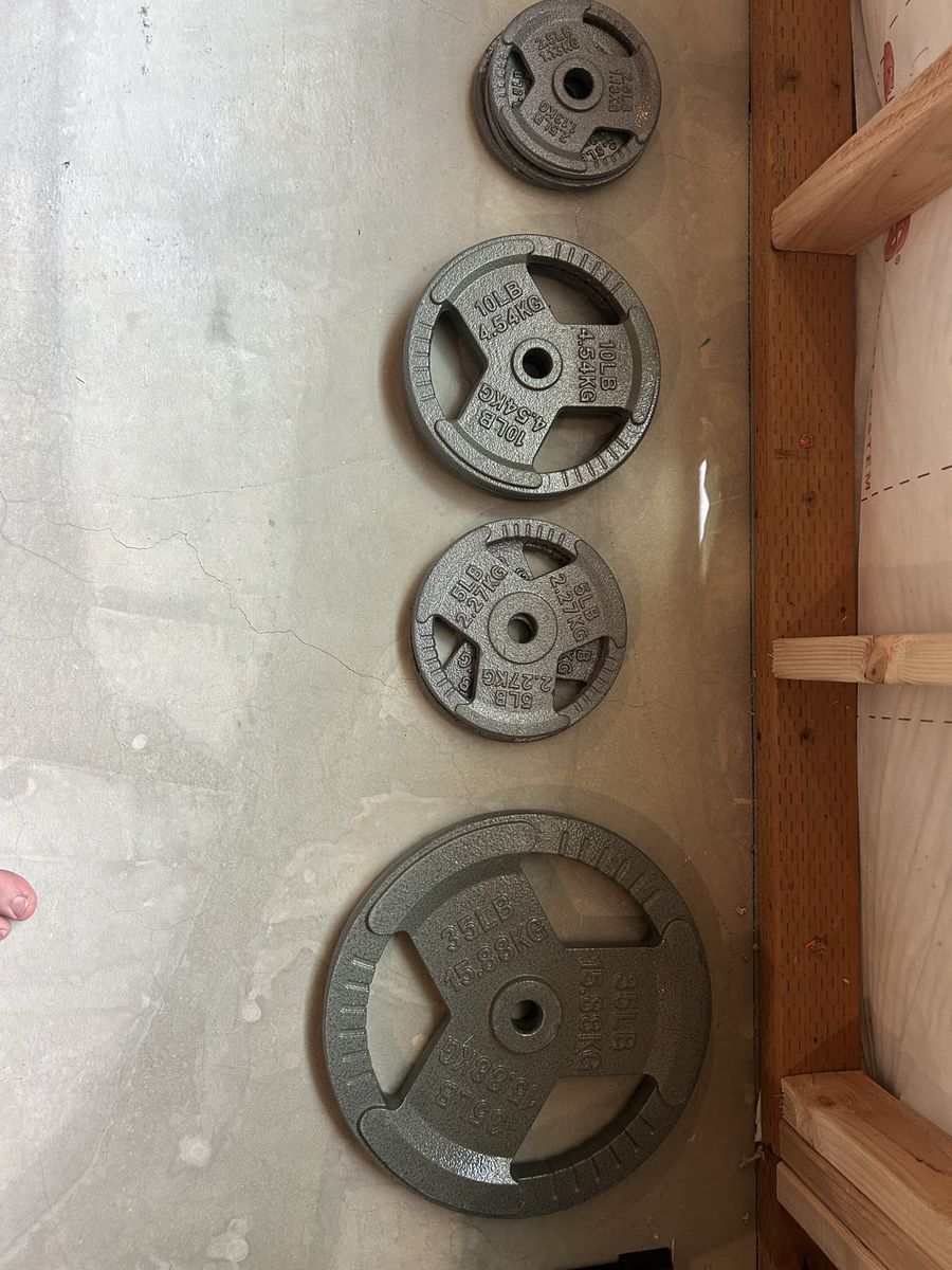 Weight Plates - 2.5LB, 5LB, 10LB, 35LB