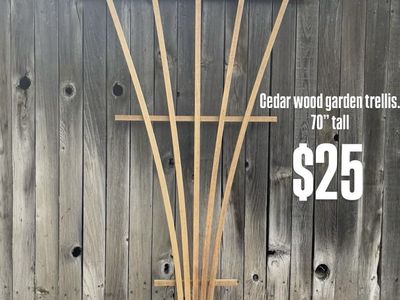 Cedar Wood Garden Trellis