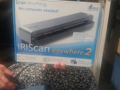 IRIScan Anywhere 2 Portable Document Scanner for Windows & Mac OS - Scan Business Cards, Documents, Photos